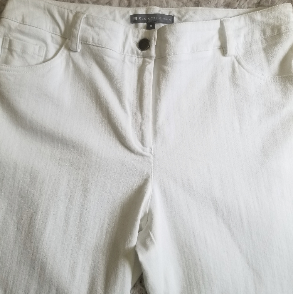 Elliott Lauren White Jeans